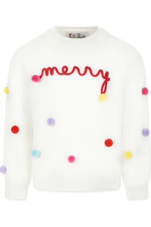 MC2 SAINT BARTH Sweater med pomponer