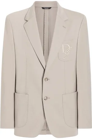 Dolce & Gabbana Blazer med broderet logo