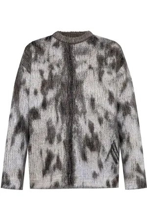 The Attico Jacquard-strikket sweater
