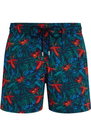 Vilebrequin Badeshorts med tropiske blomster