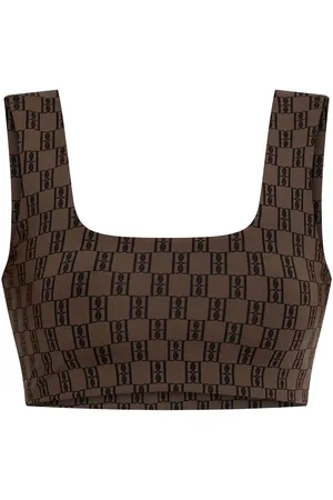By Malene Birger Tanktop med jacquard-logo