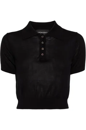Cynthia Rowley Cropped polo