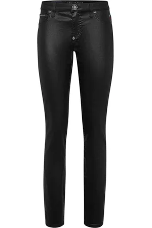 Philipp Plein Jeans med behandlet effekt