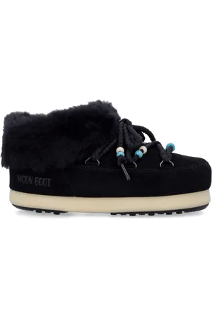 Moon Boot Perledekorerede mules i ruskind