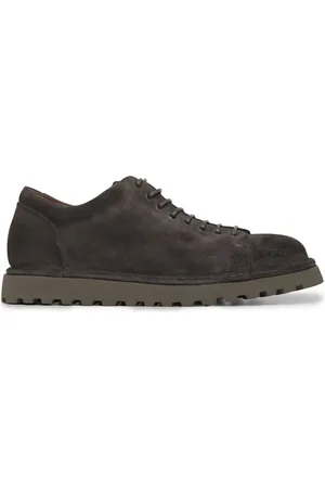 MARSÈLL Sneakers i ruskind med snøre