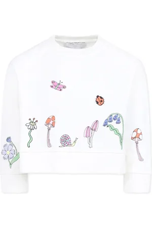 Stella McCartney Sweater med illustrationstryk