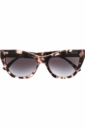 Emporio Armani Cat eye-briller med skildpaddeeffekt
