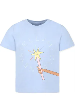 Stella McCartney T-shirt med illustration-tryk