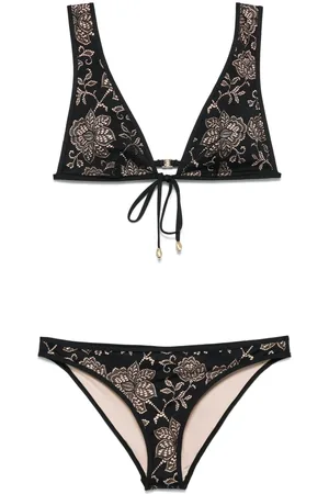 ZIMMERMANN Tallow-bikini med blonder