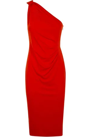 Ralph Lauren Mellemlang kjole med one-shoulder-snit