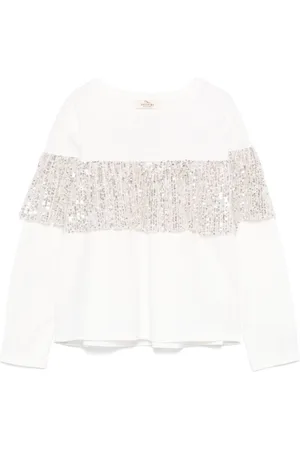 Le pandorine Top med pailletudsmykning