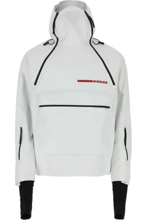 Prada Polstret skijakke med logo-applikation