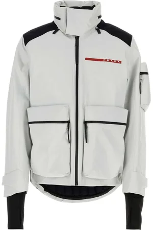 Prada Polstret skijakke med logo-applikation