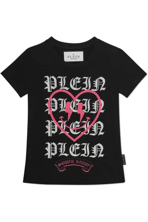 Philipp Plein T-shirt med hjertetryk