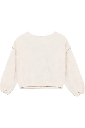 Le pandorine Blomstret jacquard-top