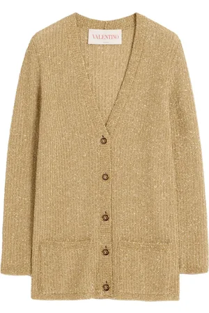 VALENTINO GARAVANI Cardigan i lurex