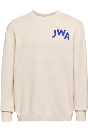 J.W.Anderson Intarsiastrikket trøje med logo