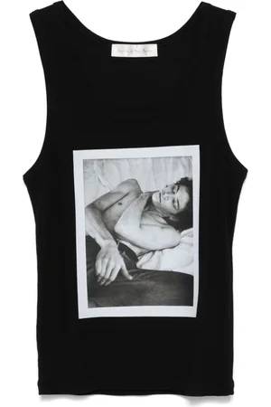 Ludovic De Saint Sernin X Robert Mapplethorpe tanktop med Self Portrait-tryk