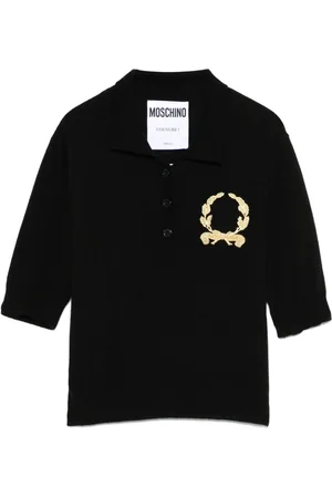 Moschino Polo med broderet motiv