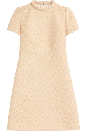 VALENTINO GARAVANI Kort Toute la V kjole i jacquard