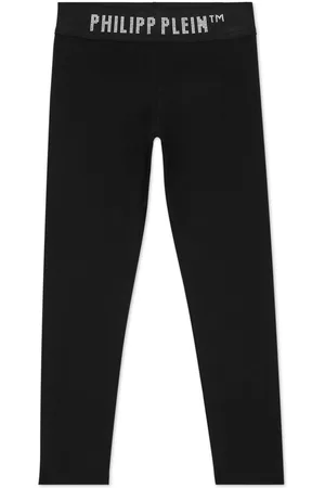 Philipp Plein Leggings med logo-nitter