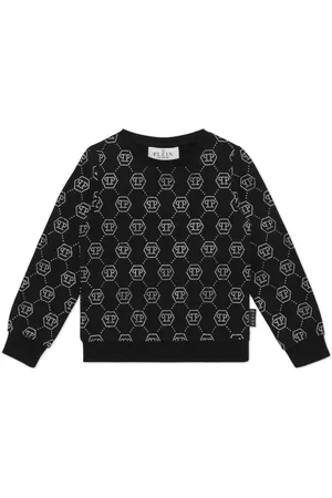 Philipp Plein T-shirt med monogram-nitter