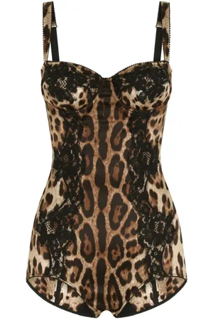 Dolce & Gabbana Bodysuit med leopardtryk