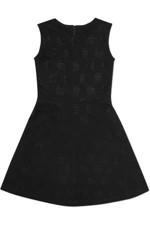 Philipp Plein Kjole med monogram-nitter