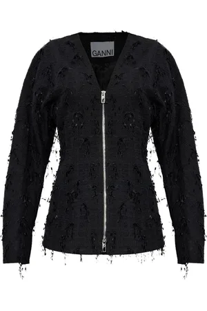 Ganni Tweed-blazer