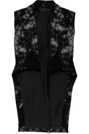 MARC LE BIHAN Blazer med grafisk tryk