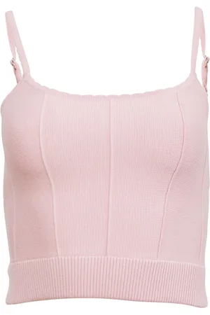 FLEUR DU MAL Ribstrikket tanktop