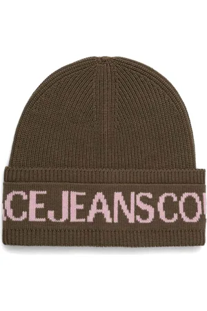 VERSACE Hue med intarsia-logo