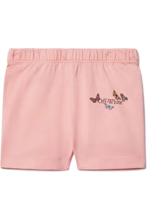 OFF-WHITE Shorts med sommerfugletryk