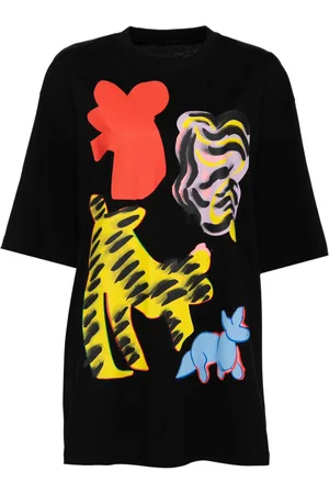 JNBY T-shirt med kattetryk
