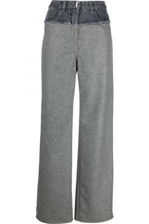 Givenchy Jeans med lige ben og denimpanel