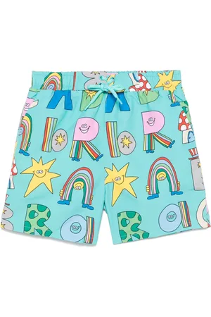 Stella McCartney Badeshorts med grafisk tryk