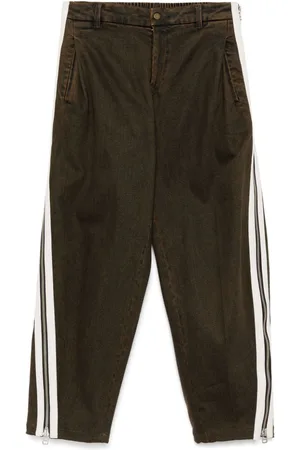 CROQUIS Jeans med lynlås og løbesnor