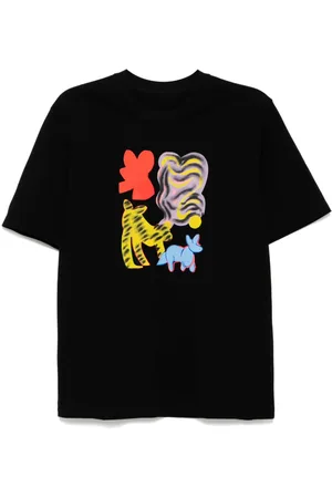 JNBY T-shirt med kattetryk