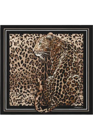 Dolce & Gabbana Tørklæde med leopardtryk
