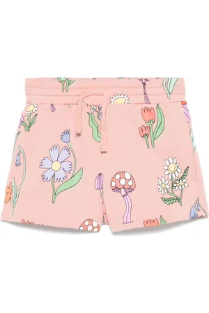 Stella McCartney Shorts med blomstertryk