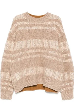 CROQUIS Skotskternet sweater i grov jacquard