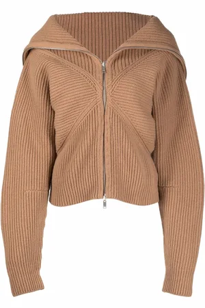 AMBUSH Cardigan med foldet krave og lynlås