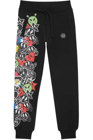 Philipp Plein Joggingbukser med smile-tryk