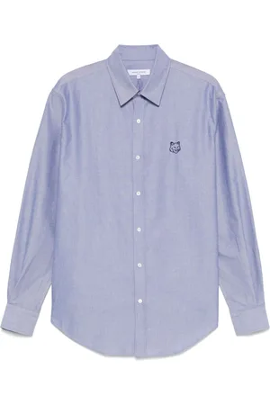Maison Kitsuné Contour Fox Head skjorte