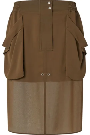Pinko Midi nederdel med huldetalje