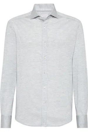 Brunello Cucinelli Polo i bomuldssilke-jersey