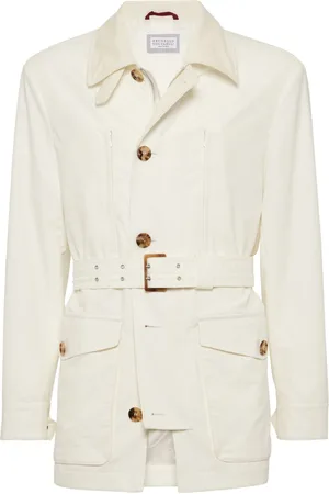 Brunello Cucinelli Vandafvisende parka-jakke