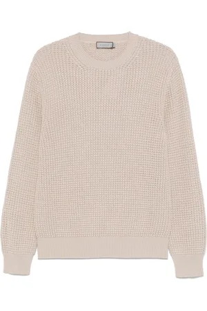 CANALI Strikket sweater med vaffel-struktur