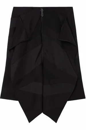 Burberry Nederdel med draperet detalje og flag