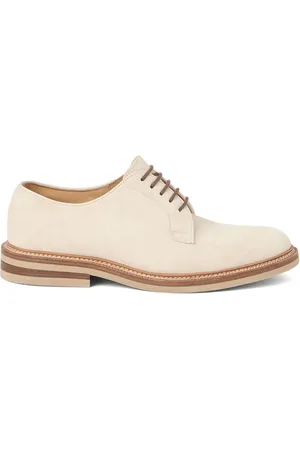 Brunello Cucinelli Derby-sko i ruskind